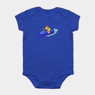 Funny Jet Skiing Baby Bodysuit